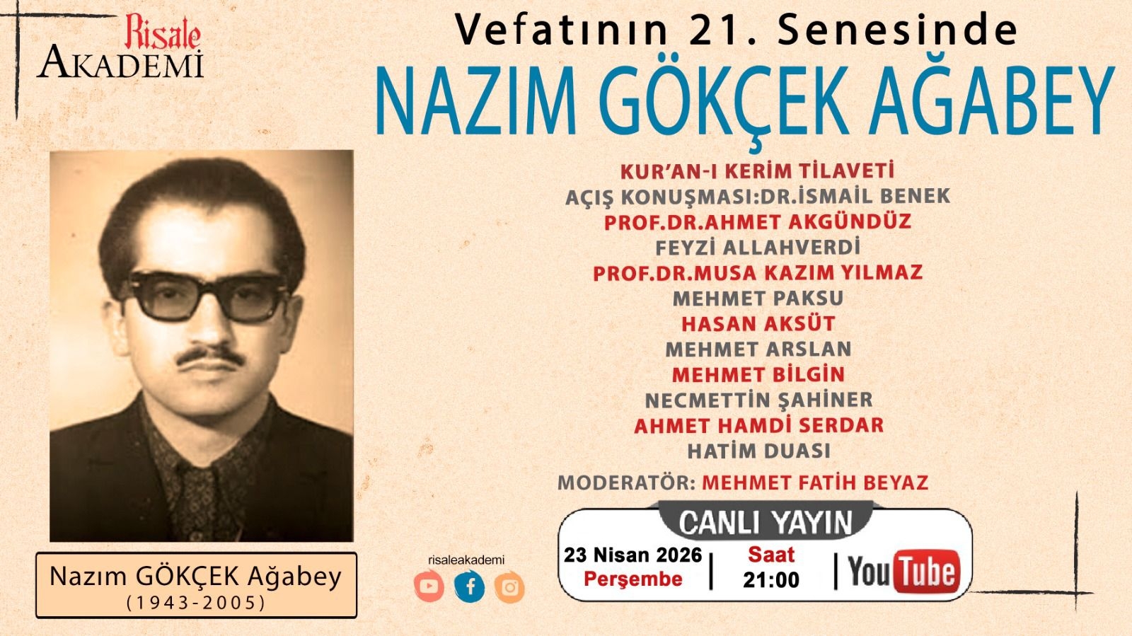 NAZIM GÖKÇEK AĞABEY